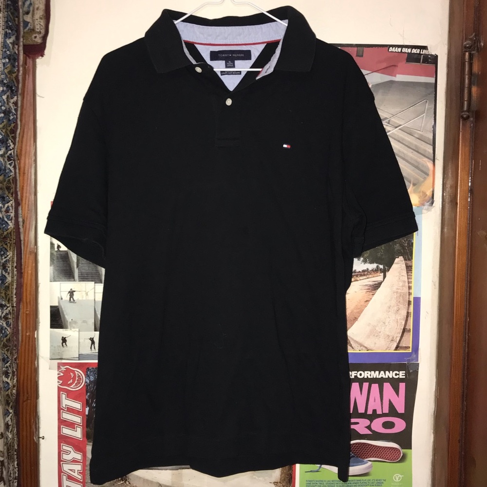 Tommy Hilfiger Black Polo shirt